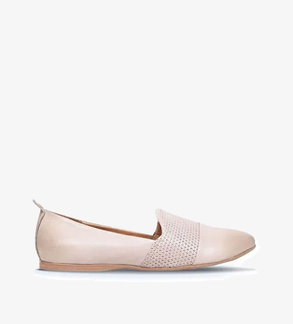 Bueno Shoes Gri Deri Kadın Babet 01wn0700 - Görsel 1