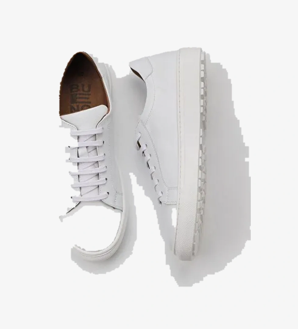 Bueno Shoes Beyaz Deri Kadın Günlük Ayakkabı 01wz7701 - Görsel 1