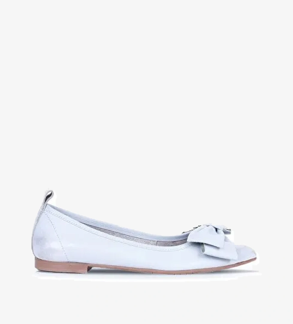 Bueno Shoes Mavi Deri Kadın Babet 01wr3100 - Görsel 1