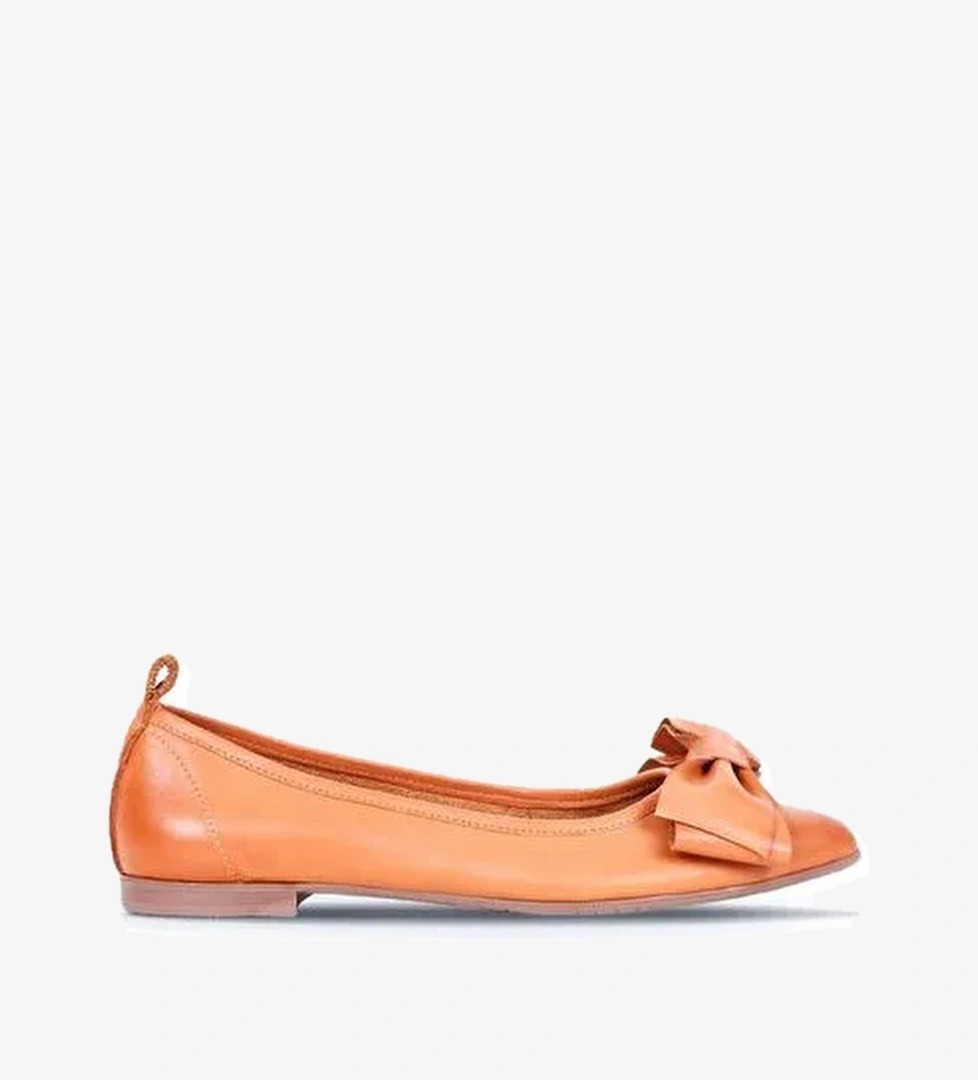 Bueno Shoes Taba Deri Kadın Babet 01wr3100 - Görsel 1