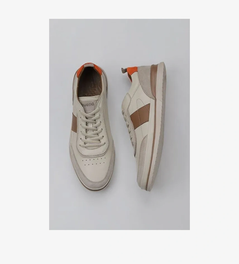 Bueno Shoes Bej Süet-messi Erkek Spor Ayakkabı 07m1687r176 - Görsel 1