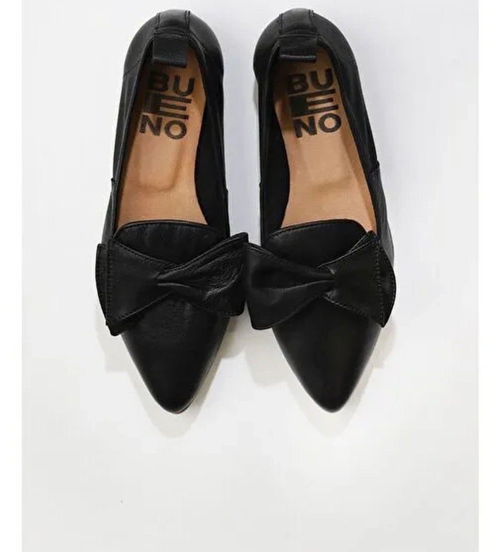 Bueno Bueno Shoes Siyah Deri Kadın Düz Babet 01wr3117 Boyner'de! Siyah - 1. görsel