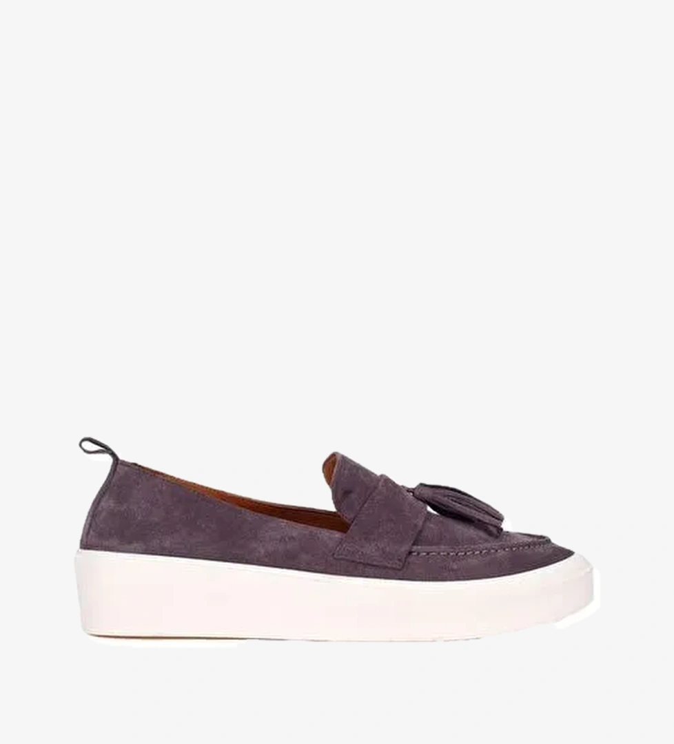 Bueno Shoes Gri Açık Süet Erkek Günlük Ayakkabı 01ms10606 - Görsel 1