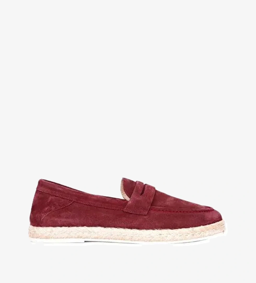 Bueno Shoes Bordo Süet Erkek Espadril Ayakkabı 01ms12700 - Görsel 1