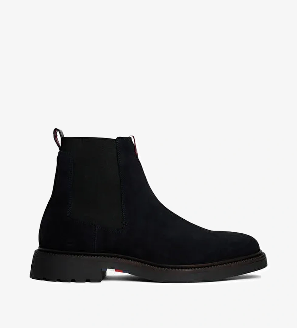 Tommy Hilfiger Lacivert Erkek Bot HILFIGER COMFORT LWT SDE CHELSEA