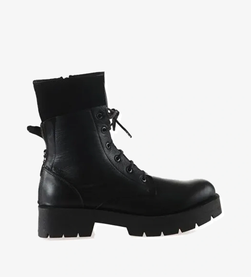 Bueno Shoes Siyah Deri Kadın Topuklu Bot 01wt2503 - Görsel 1