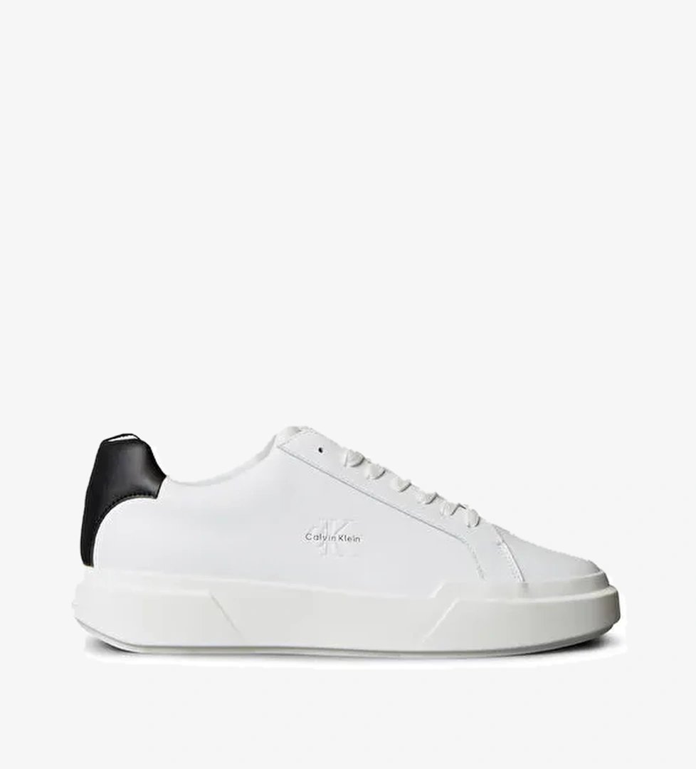 Calvin Klein Beyaz Erkek Sneaker CHUNKY CUPSOLE LACEUP LTH