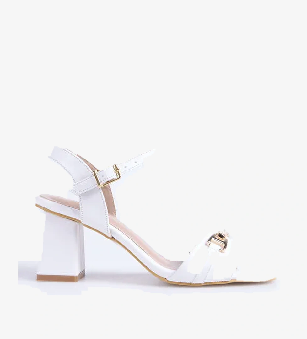 Pierre Cardin Beyaz Kadın Topuklu Ayakkabı PC-54725