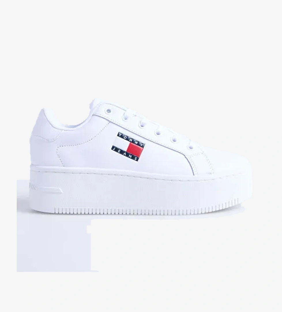 Tommy Hilfiger Beyaz Kadın Sneaker EN0EN02932 - Görsel 1