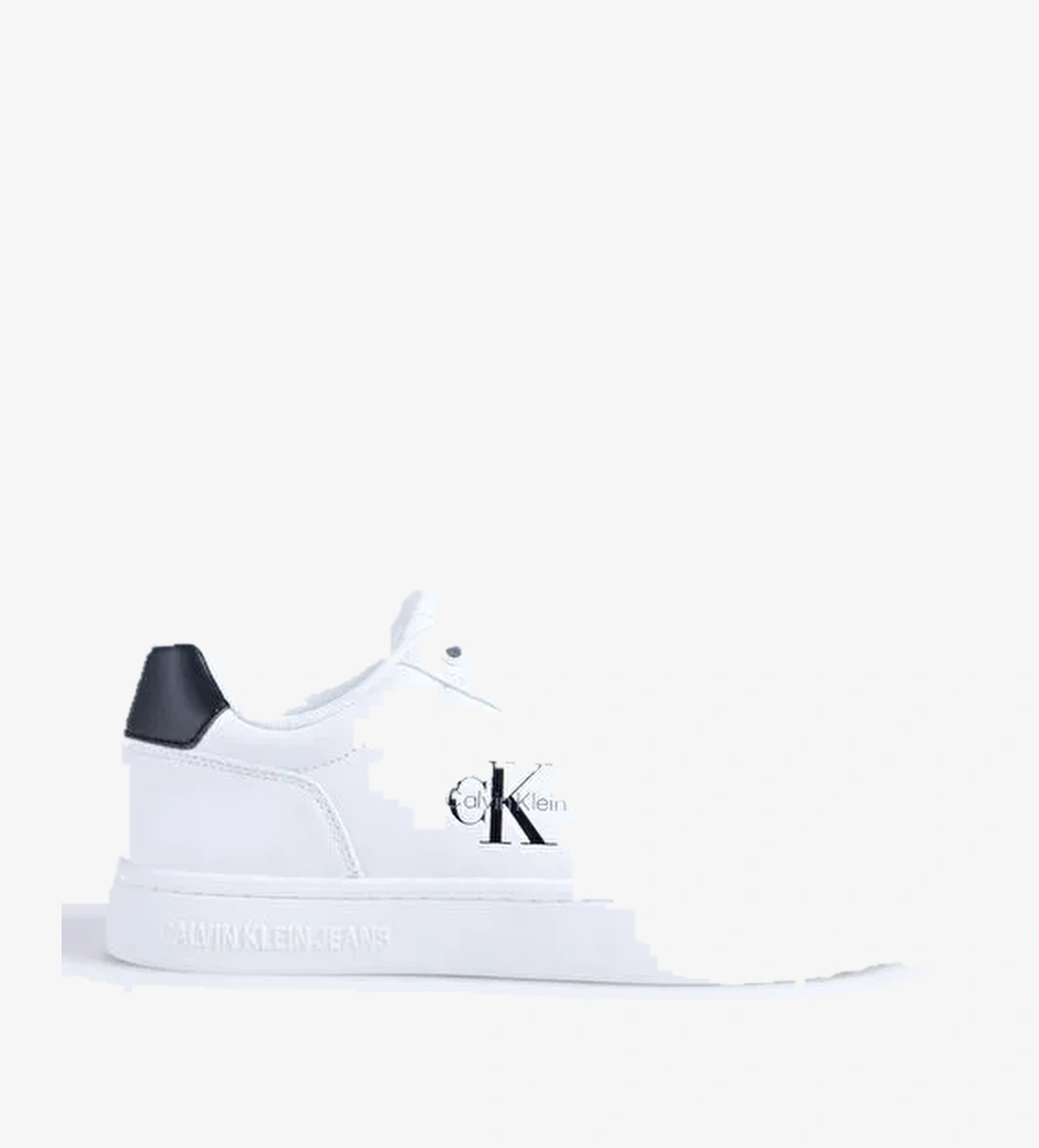 Calvin Klein Beyaz Kadın Deri Sneaker YW0YW01902 - Görsel 1