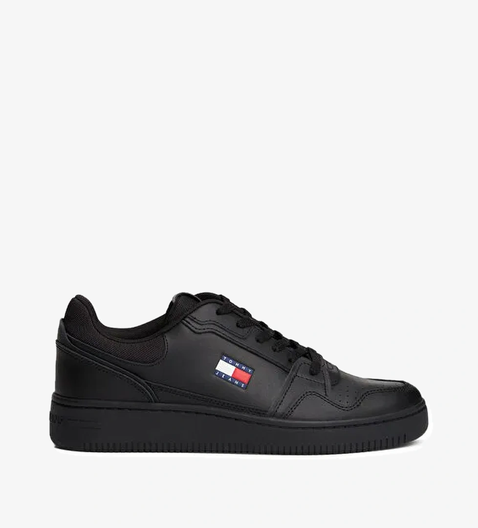 Tommy Hilfiger Siyah Erkek Sneaker TJM RETRO BASKET - Görsel 1