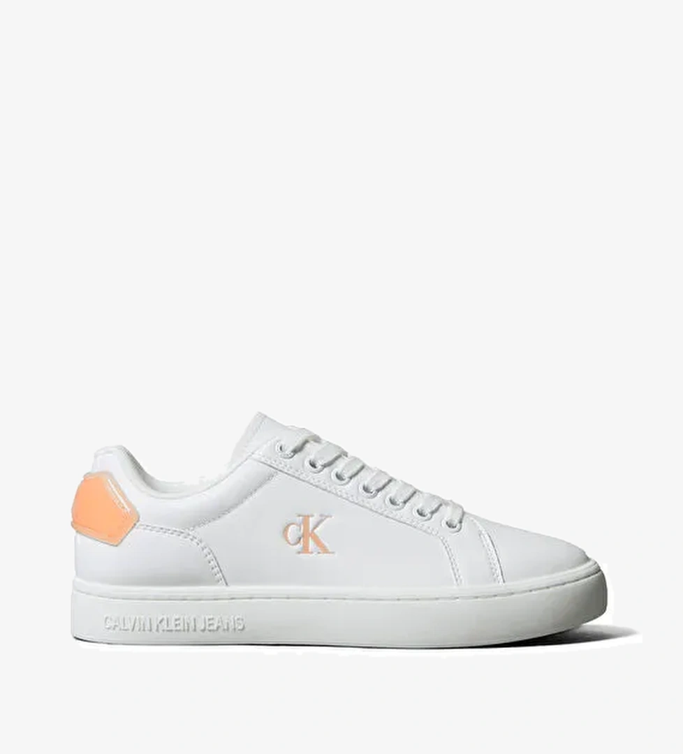 Calvin Klein Calvin Klein Beyaz Kadın Deri Sneaker YW0YW01845 model görseli