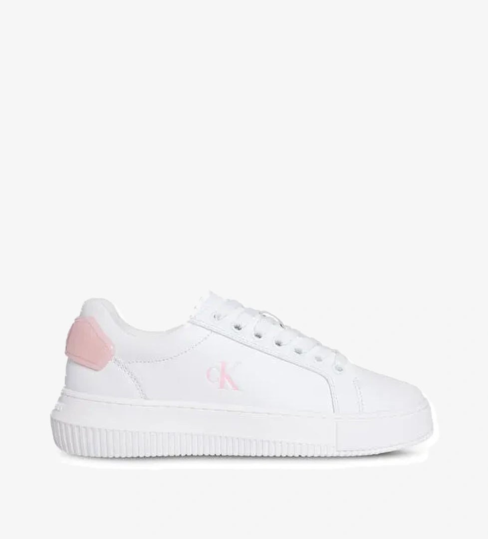 Calvin Klein Calvin Klein Beyaz Kadın Deri Sneaker Yw0yw01846 model görseli