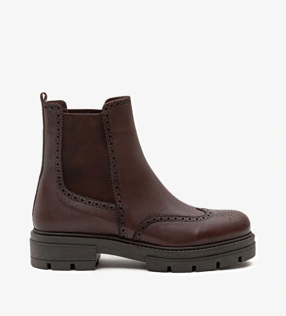 Bulldozer Kahverengi Kadın Deri Bot BUL-260616