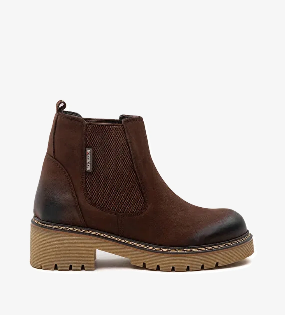 Bulldozer Kahverengi Kadın Deri Bot BUL-260504 - Görsel 1