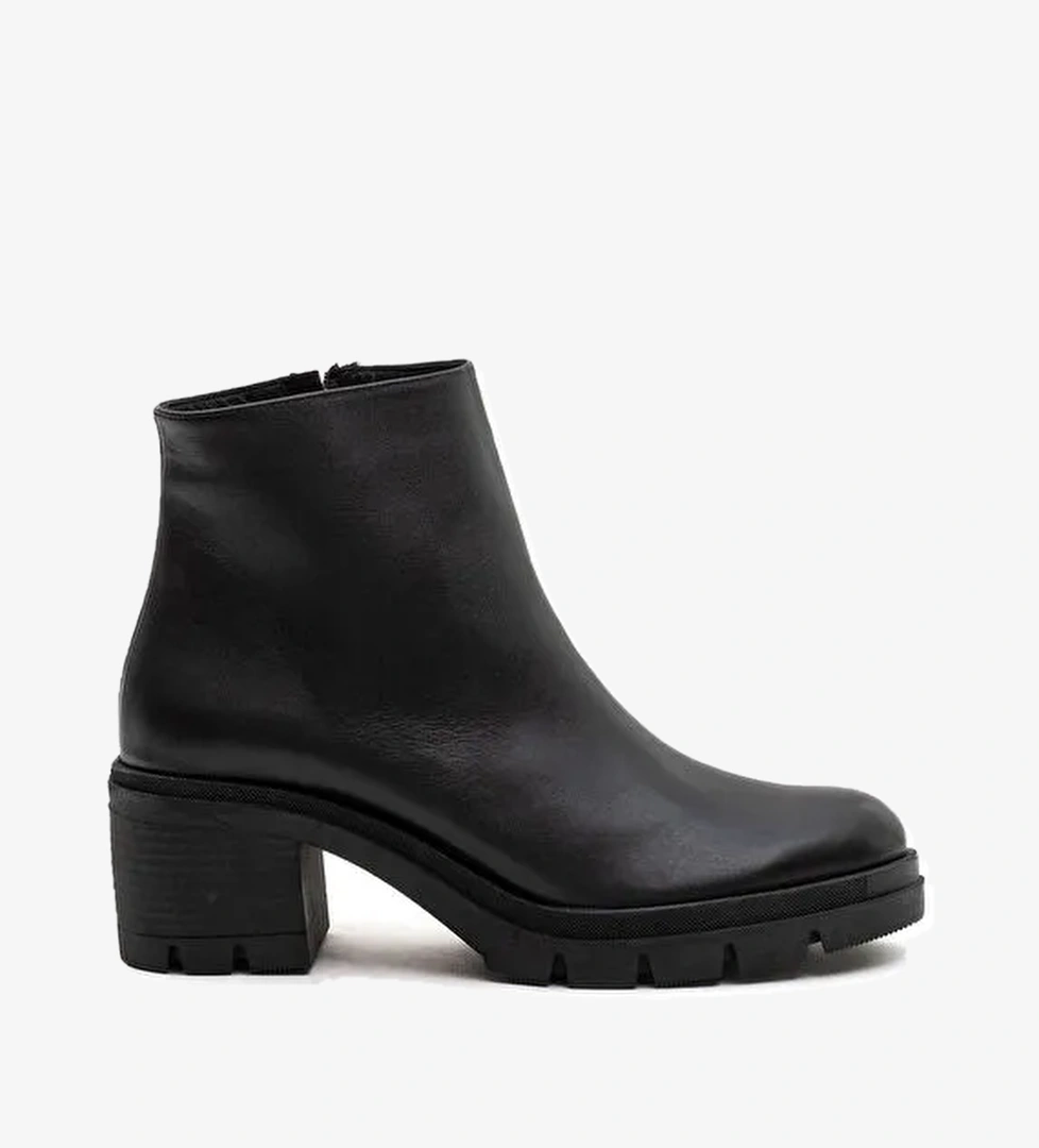 Bulldozer Siyah Kadın Deri Bot BUL-260537 - Görsel 1