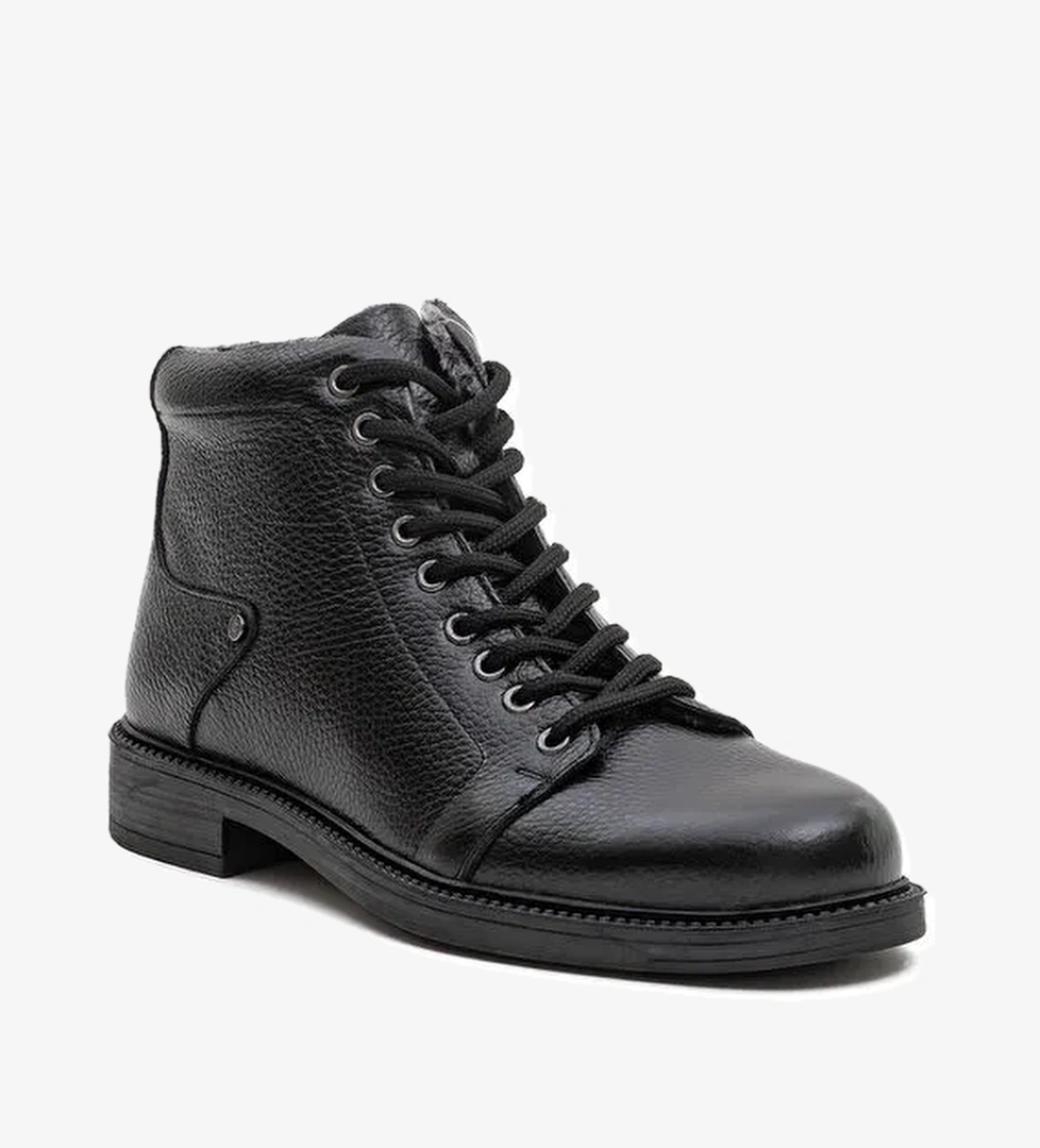 Bulldozer Siyah Erkek Deri Bot BUL-260094