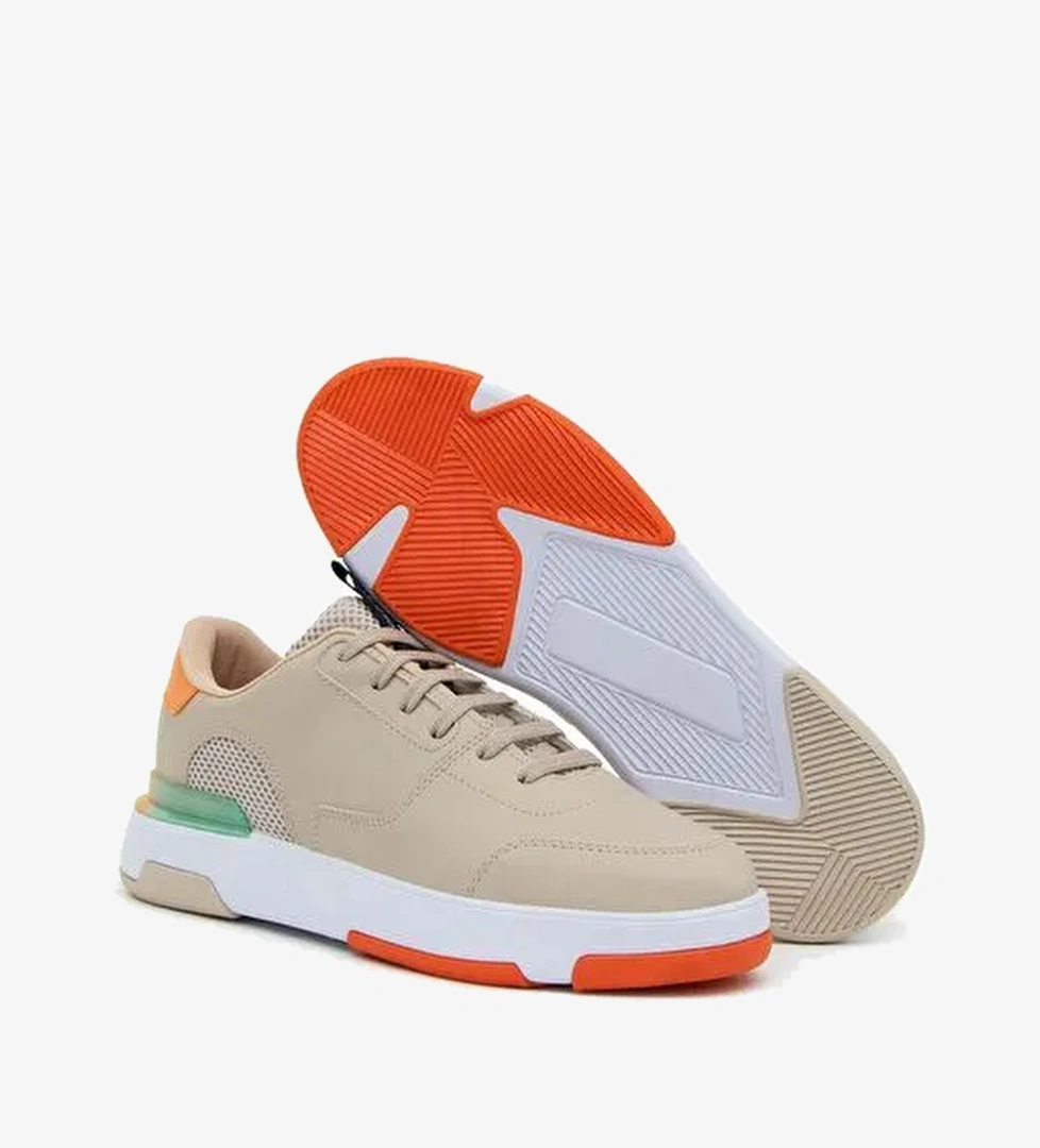 U.S. Polo Assn. Erkek Bej Spor Ayakkabı 50288930-VR011 - Görsel 1