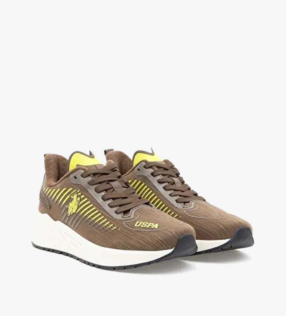 U.S. Polo Assn. Erkek Haki Spor Ayakkabı 50293740-VR027 - Görsel 1