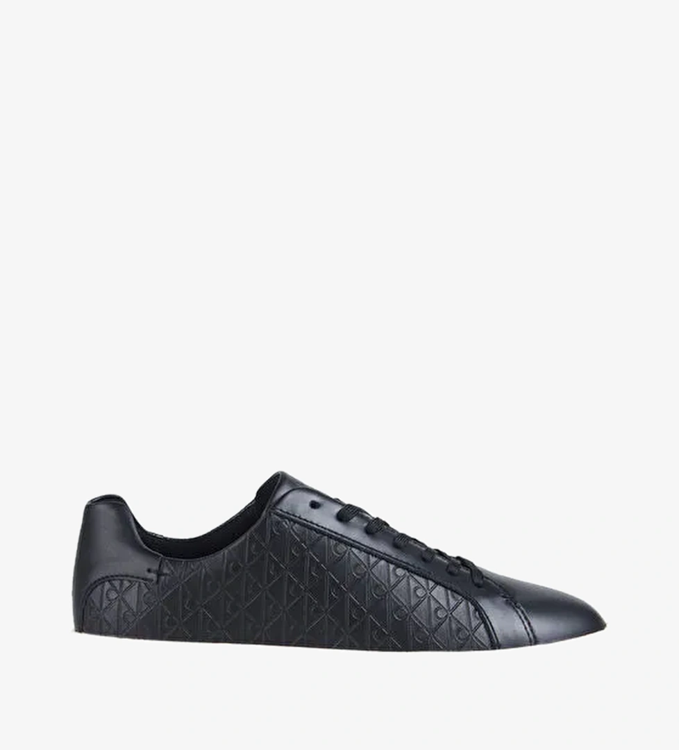 Calvin Klein Siyah Kadın Deri Sneaker HW0HW02817BEH