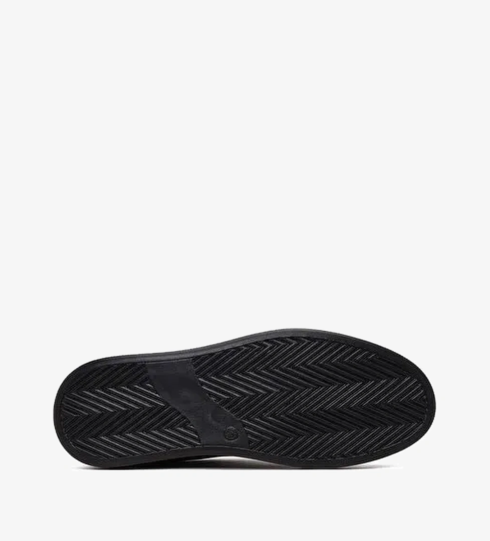 Erkek Kahverengi Bağcıklı Deri Sneaker 25WFD654318 - Görsel 1