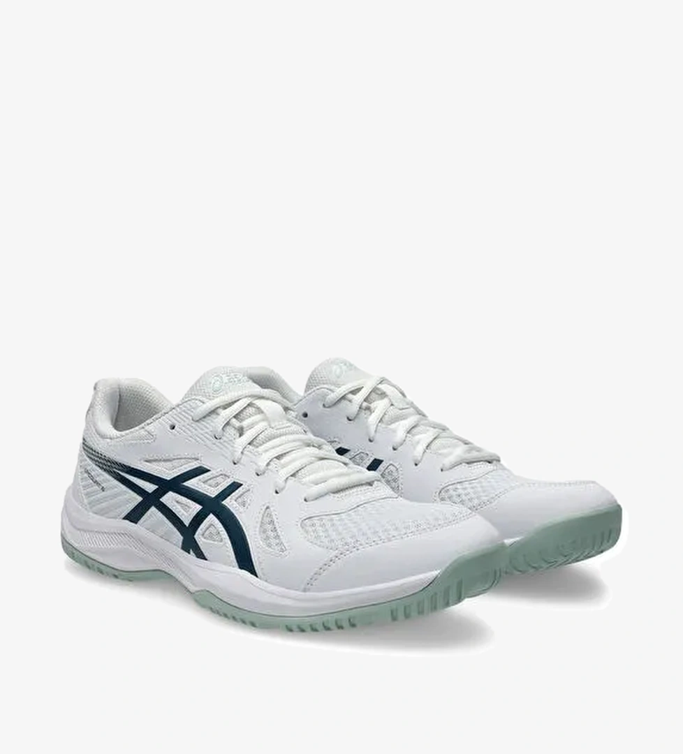 Asics 1071A104-104 UPCOURT 6 Beyaz Erkek Voleybol Ayakkabısı - Görsel 1