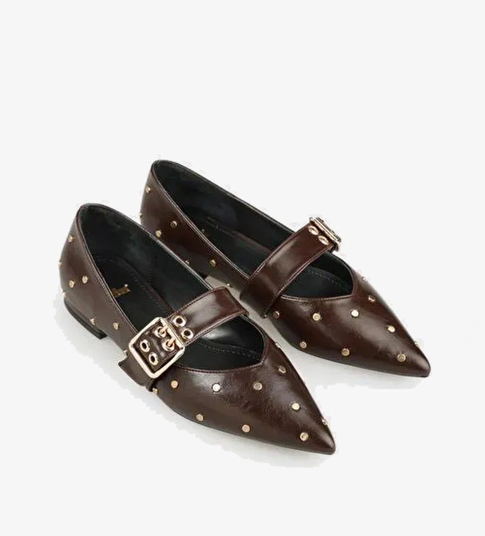 Kahve Kadın Günlük Ayakkabı - Görsel 1