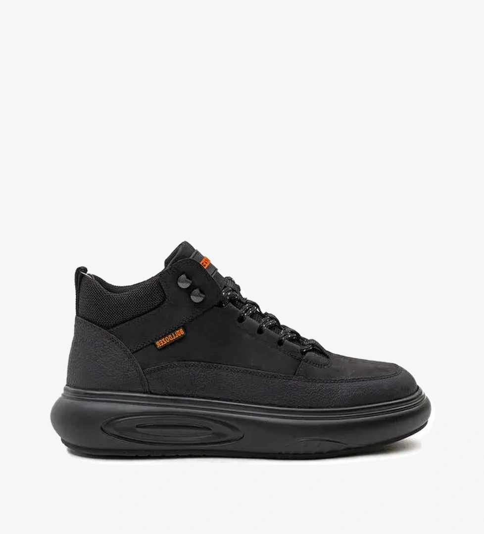 Bulldozer Siyah Erkek Deri Bot BUL-260072