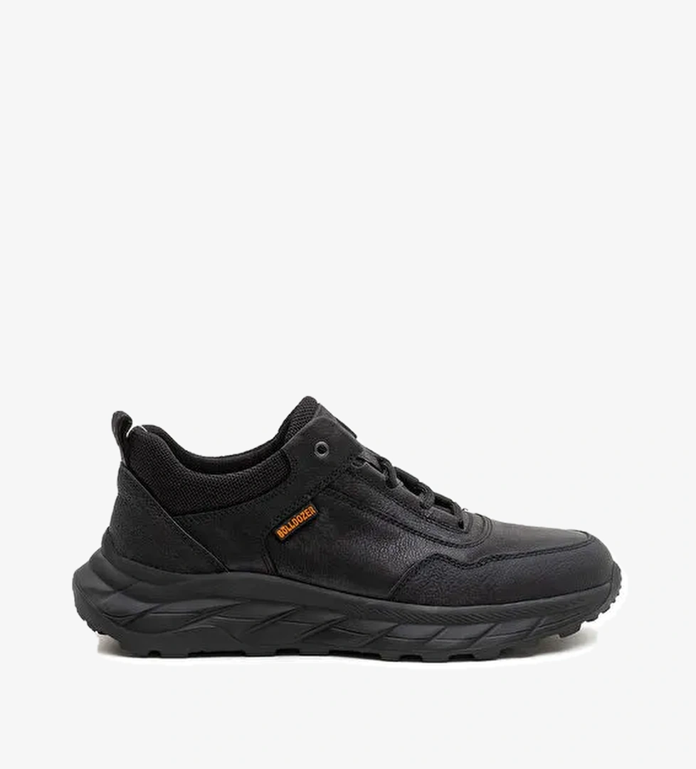 Bulldozer Siyah Erkek Deri Günlük Ayakkabı BUL-260071