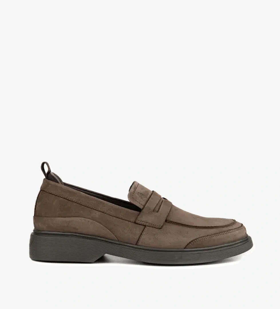 Hush Puppies Gri Erkek Nubuk Günlük Ayakkabı Orin