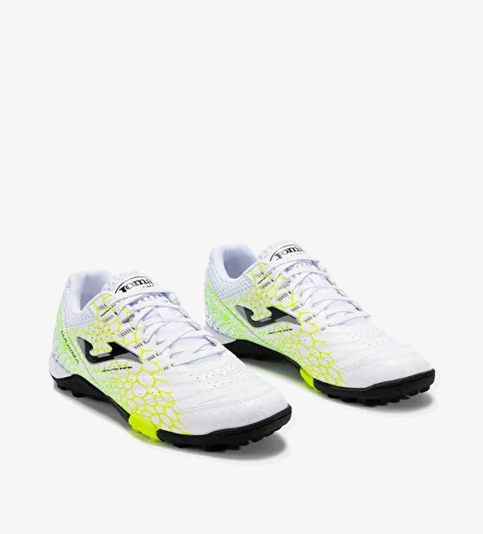 Joma MAXIMA 2532 WHITE YELLOW GREEN TURF Beyaz Erkek Futbol Ayakkabısı - Görsel 1