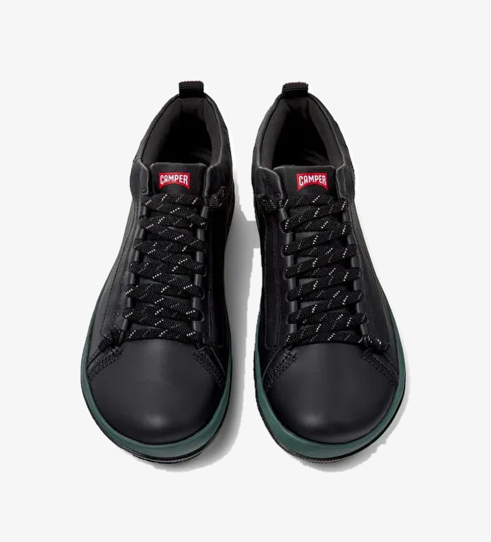 Camper Siyah Erkek Deri Günlük Ayakkabı Peu Pista GM