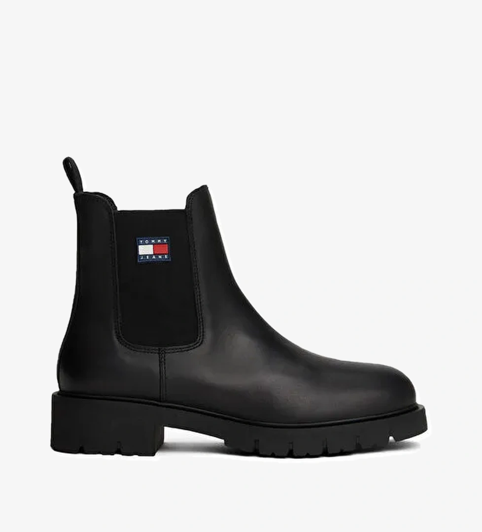 Tommy Hilfiger Tommy Hilfiger Siyah Kadın Deri Bot EN0EN02825BDS model görseli