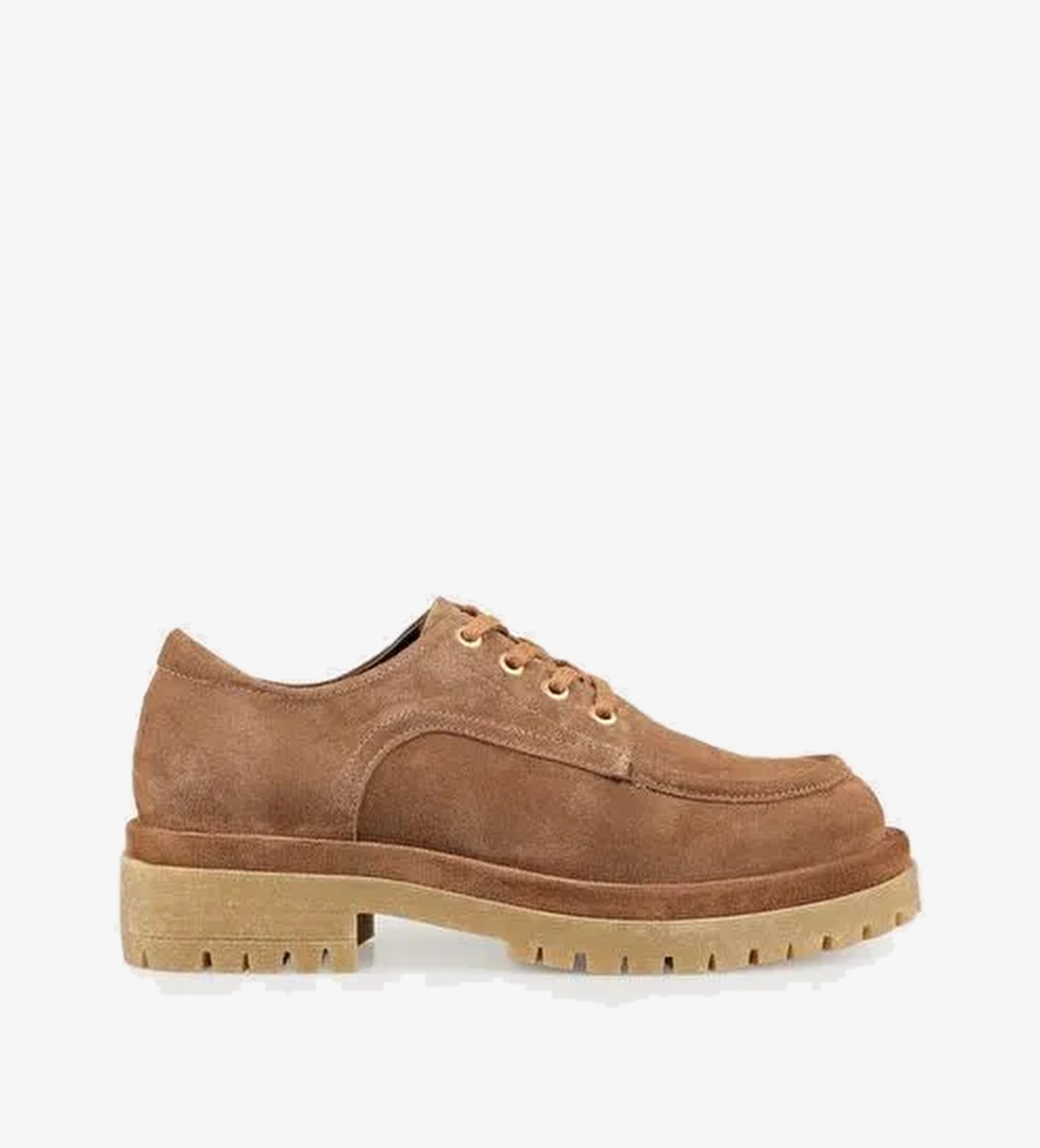 Naturel Deri Kadın Günlük Ayakkabı - Görsel 1