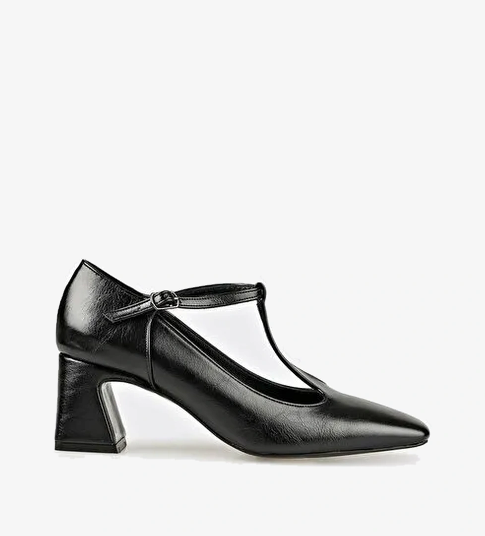 Siyah Kadın Topuklu Ayakkabı - Görsel 1