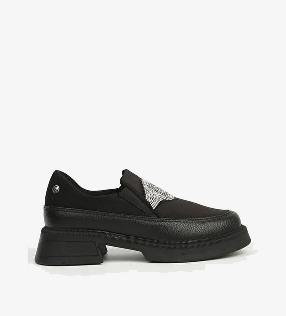 Siyah Kadın Loafer PC-55217 - Görsel 1