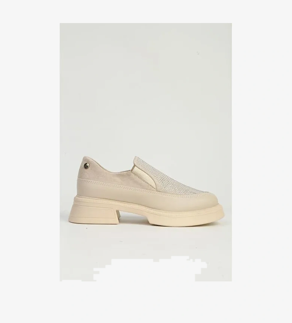 Bej Kadın Loafer PC-55216 - Görsel 1