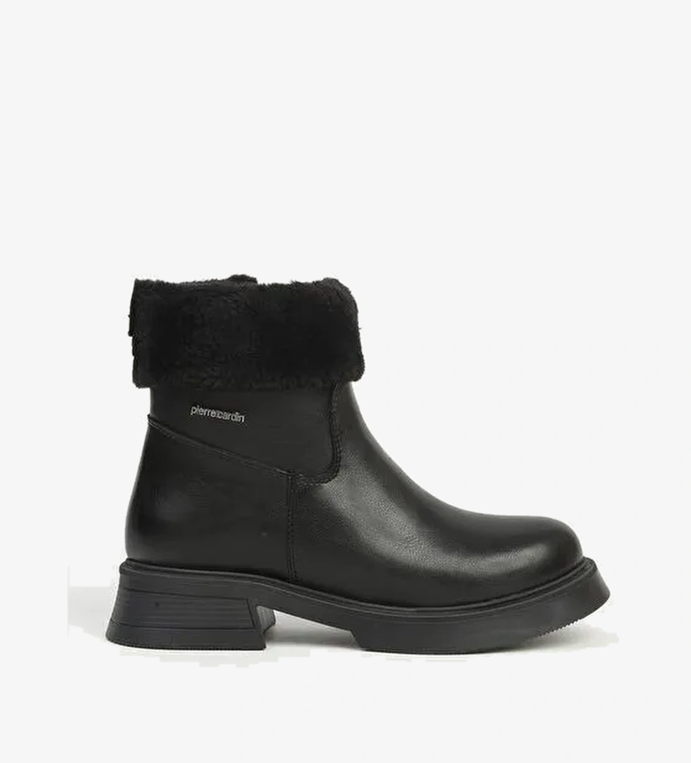 Pierre Cardin Siyah Yarım Kürklü Bot PC-55268 - Görsel 1