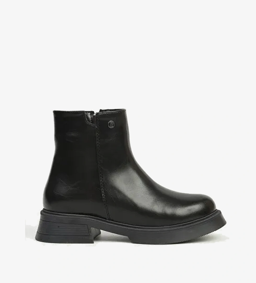 Pierre Cardin Siyah Yarım Fermuarlı Bot PC-55282 - Görsel 1