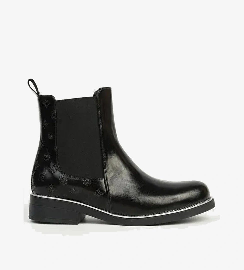 Pierre Cardin Siyah Parlak Bot PC-55086 - Görsel 1