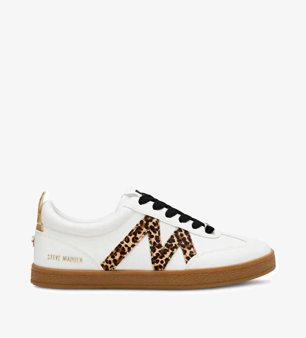 Steve Madden Beyaz Kadın Deri Sneaker DEGREEE