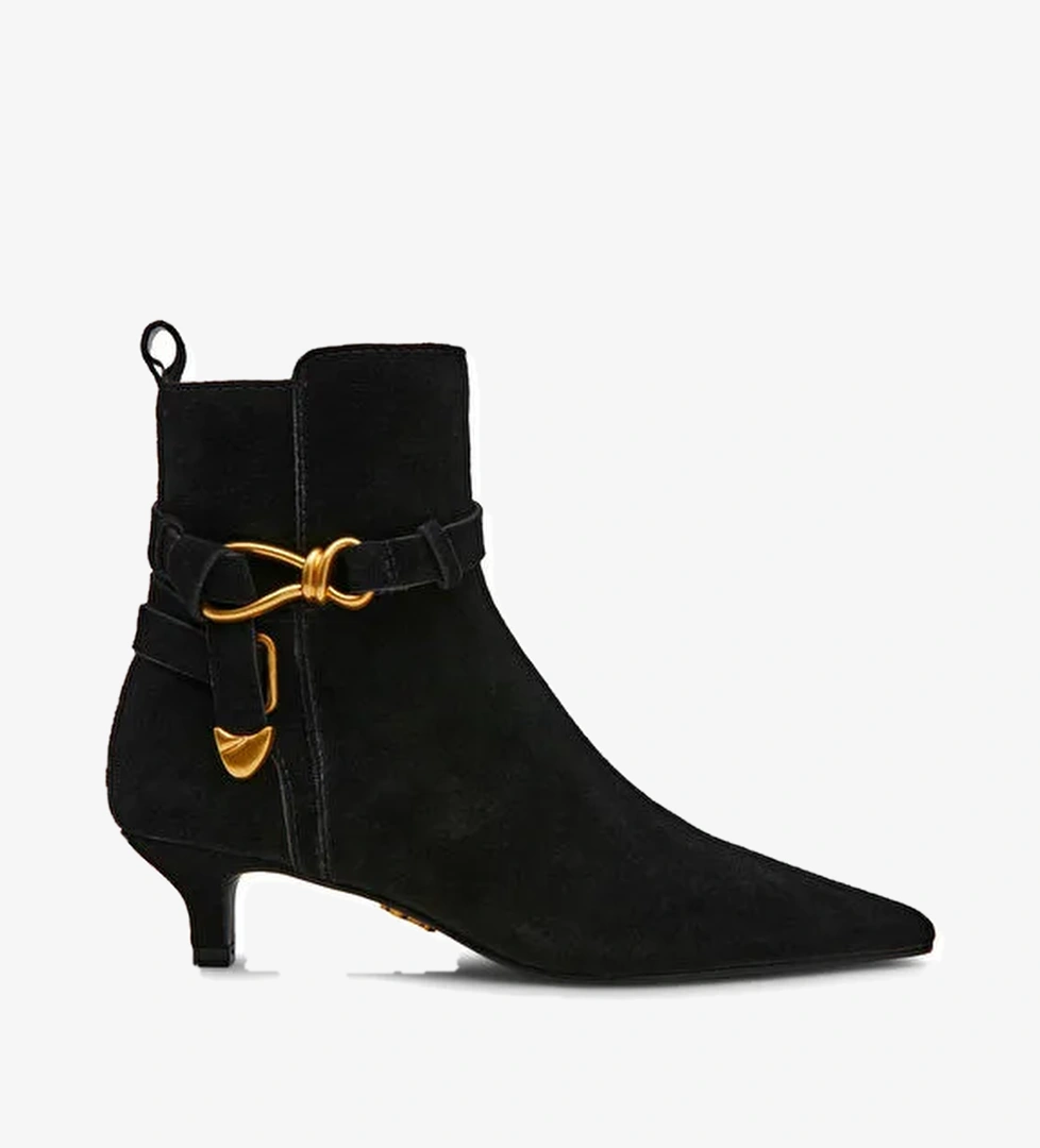 Steve Madden Siyah Kadın Süet Bot ROLLER - Görsel 1