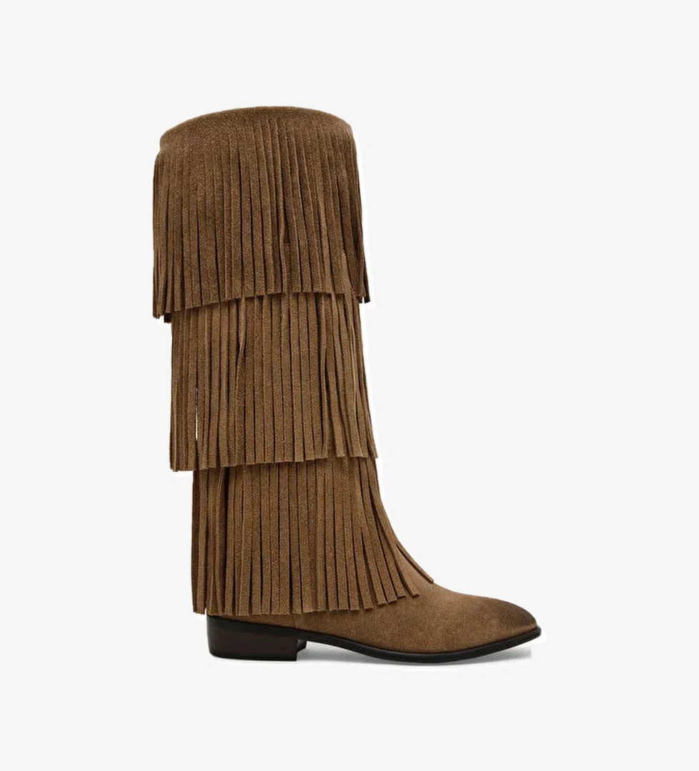 Steve Madden Vizon Kadın Deri Çizme SPUR-TAUPE - Görsel 1