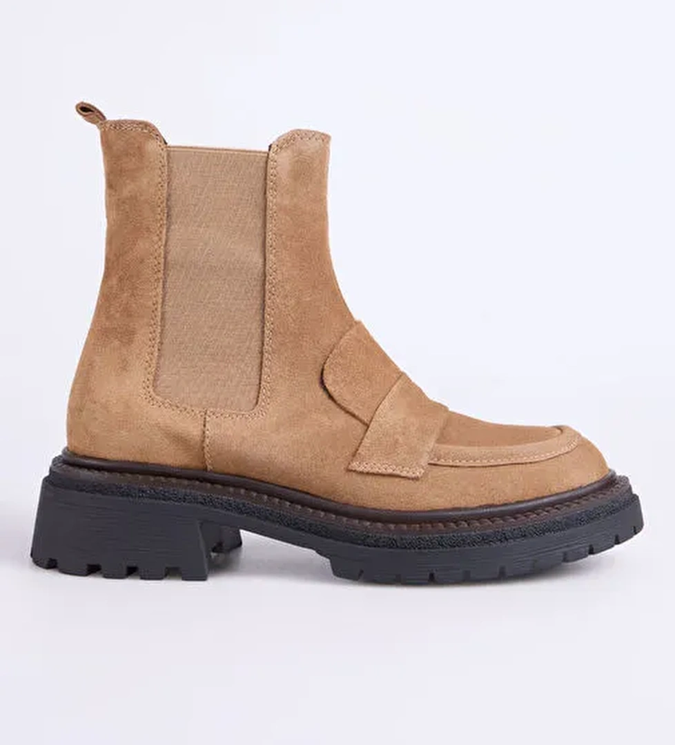 Fabrika Camel Kadın Deri Bot D-DRINA - Görsel 1