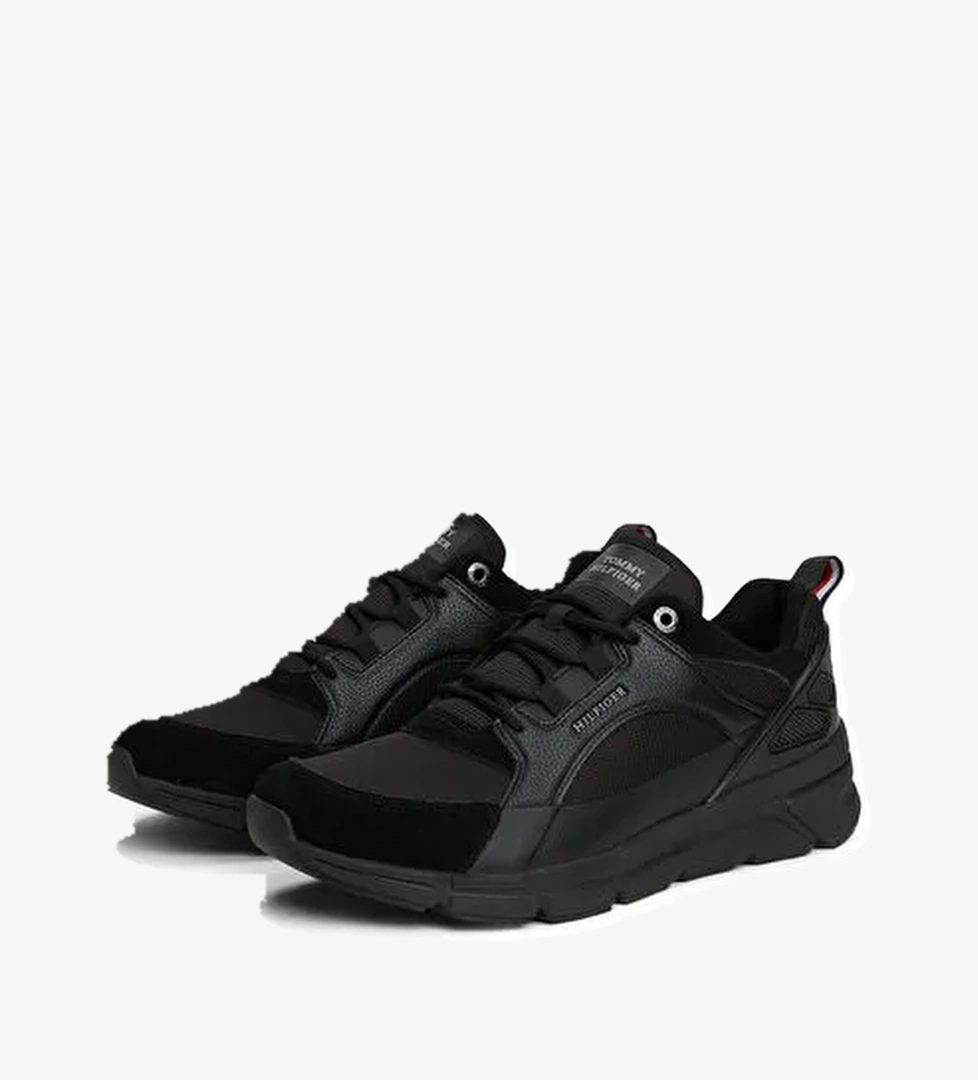 Tommy Hilfiger Siyah Erkek Sneaker MODERN COMFORT RUN OUTDOOR - Görsel 1