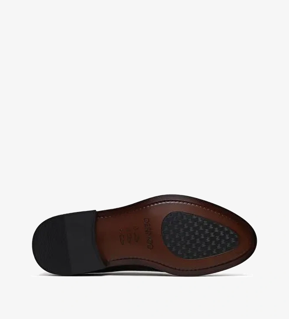 Erkek Kahverengi Bağcıklı Deri Klasik Ayakkabı 25WFD621618 - Görsel 1