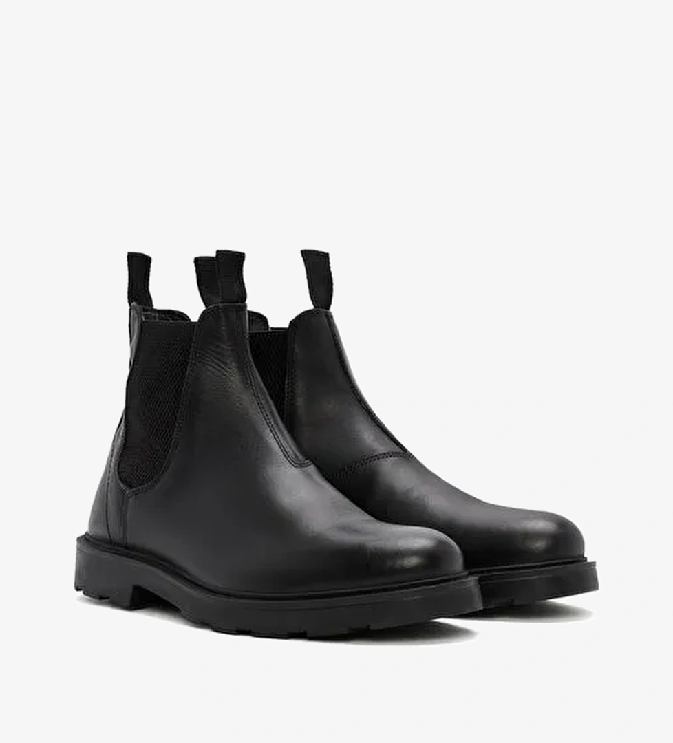 Erkek Siyah Deri Chelsea Bot 25WFD680118 - Görsel 1