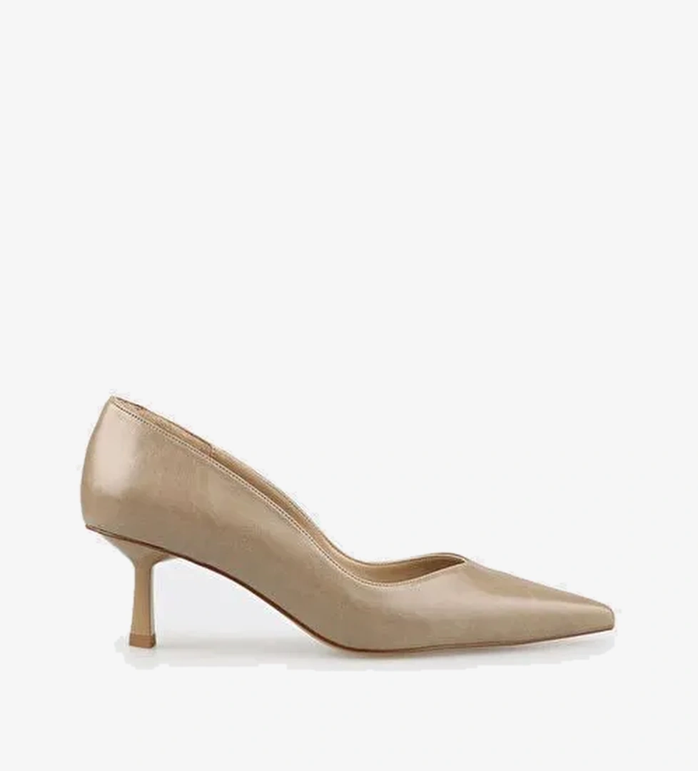 Vizon Kadın Orta Topuk Ayakkabı - Görsel 1