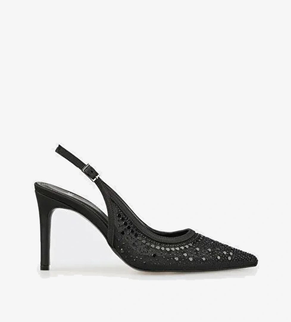 Siyah Kadın Topuklu Ayakkabı - Görsel 1