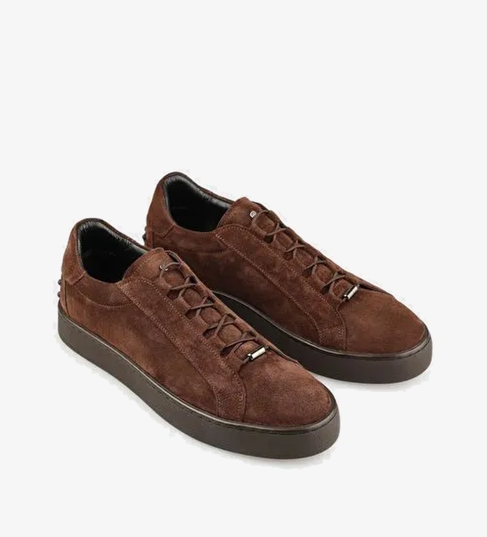 Kahve Deri Erkek Günlük Ayakkabı - Görsel 1